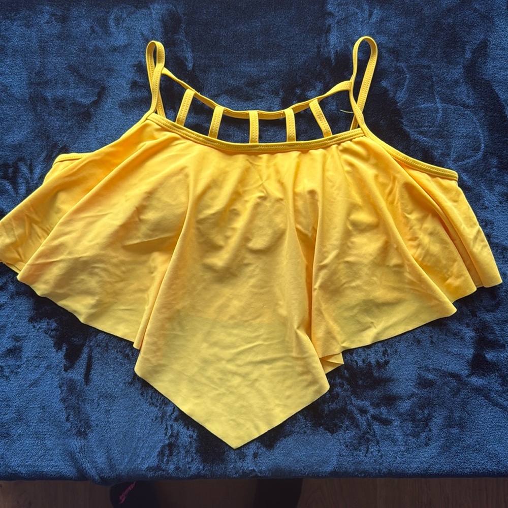 Yellow swim top